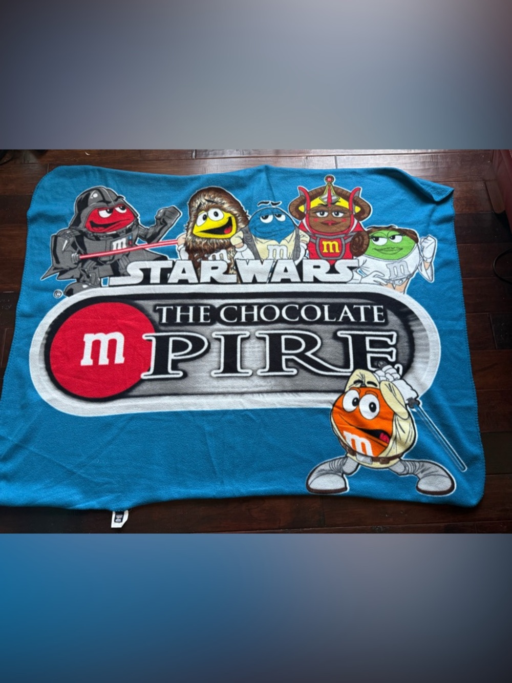 M&M'S Blue Star Wars Throw Blanket